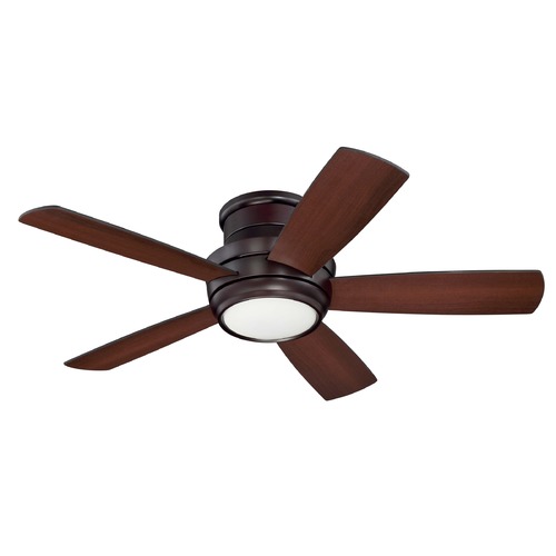 Craftmade Lighting Tempo 44-Inch LED Hugger Fan in Oiled Bronze by Craftmade Lighting TMPH44OB5