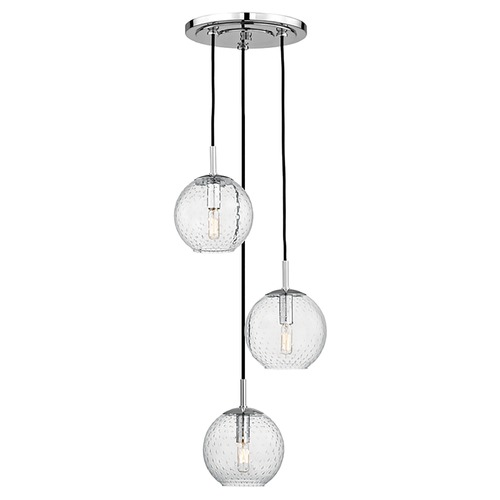 Hudson Valley Lighting Rousseau Multi-Light Pendant in Polished Chrome by Hudson Valley Lighting 2033-PC-CL
