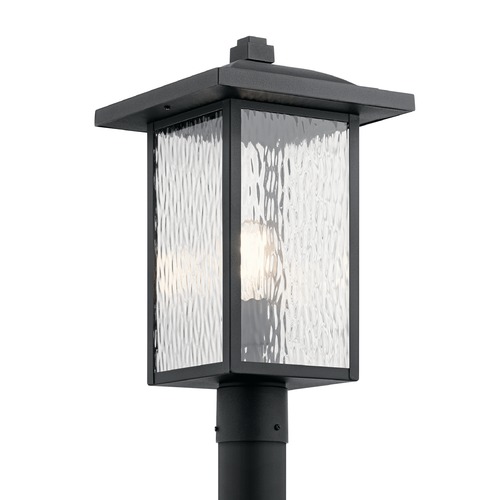 Capanna 18.25-Inch Outdoor Post Light in Textured Black by Kichler Lighting