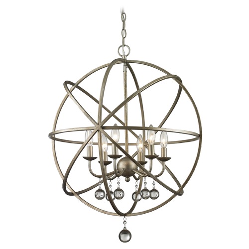 Z-Lite Acadia Antique Silver Pendant by Z-Lite 415-24