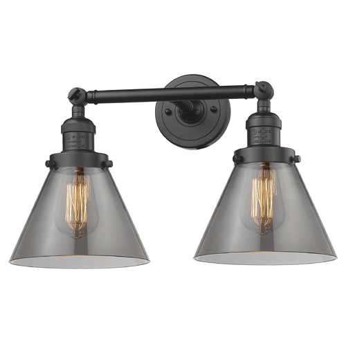 Innovations Lighting Innovations Lighting Large Cone Oil Rubbed Bronze Bathroom Light 208-OB-G43