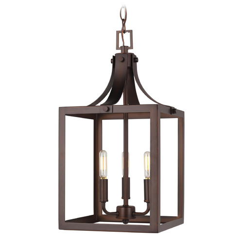 Generation Lighting Labette 10-Inch Bronze Mini Pendant by Generation Lighting 5140603-710