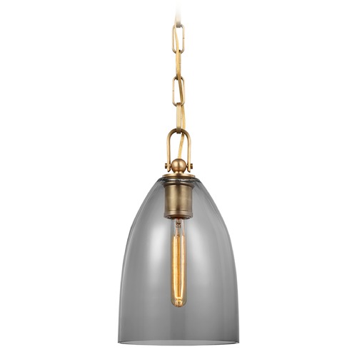 Visual Comfort Signature Collection Chapman & Myers Andros Pendant in Antique Brass by Visual Comfort Signature CHC5425ABSMG
