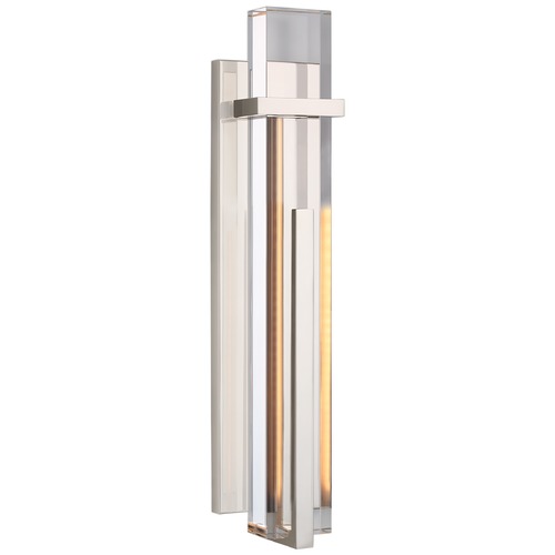 Ian K. Fowler Malik Large Sconce in Polished Nickel by Visual Comfort Signature
