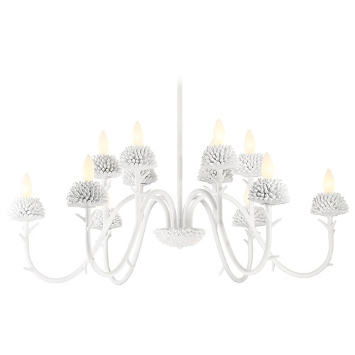 North Fork by Robin Baron Sand White Chandelier by Minka Lavery