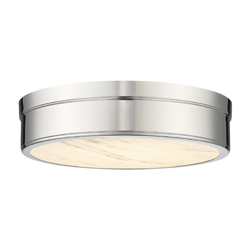 Z-Lite Anders Polished Nickel LED Flushmount Light