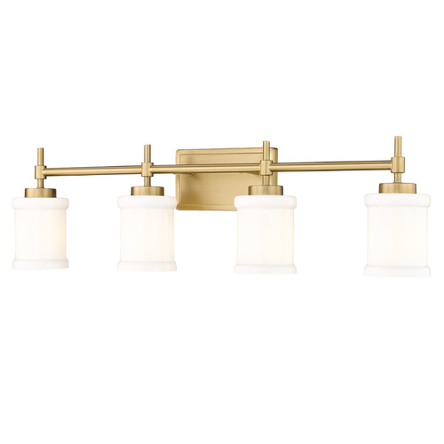 Z-Lite Z-Lite Cadoc Modern Gold Bathroom Light 622-4V-MGLD