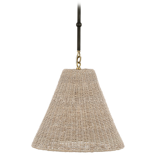 Goodman Bronze Antique Brass Ash Small Hanging Light