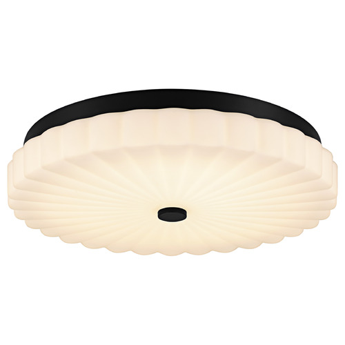 Quoizel Lighting Cherbury Matte Black LED Flushmount Light