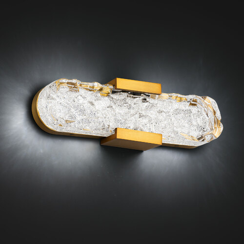 Bramble 16-Inch LED Wall Sconce in Aged Brass by Schonbek Beyond