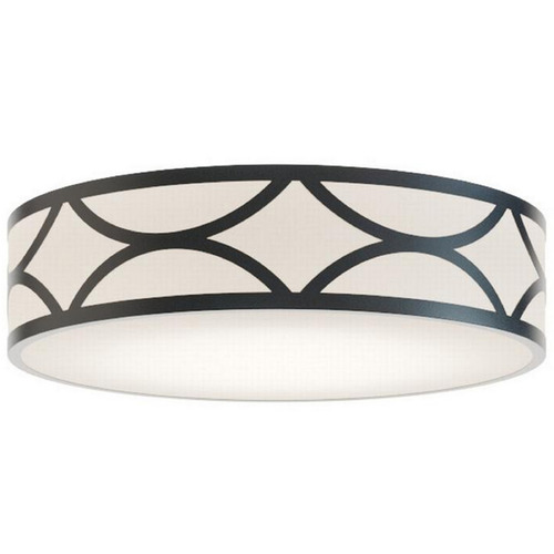 Afx Lighting Lake Black LED Flushmount Light