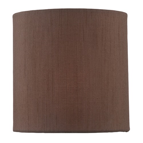 Clip On Cylindrical Lamp Shade in Coffee Fabric by Lite Source Lighting