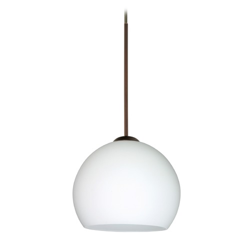 Besa Lighting Palla Bronze LED Mini-Pendant Light