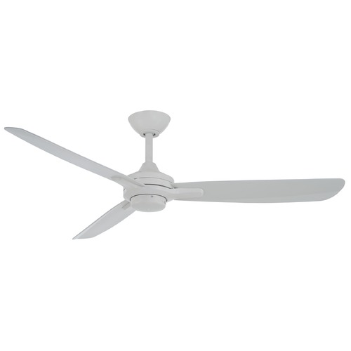 Rudolph 52-Inch Ceiling Fan in Flat White by Minka Aire