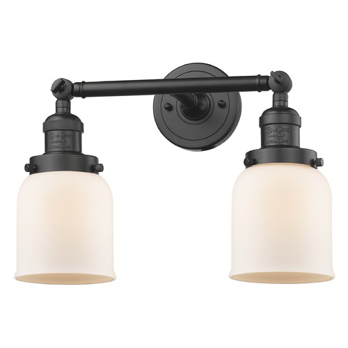 Innovations Lighting Innovations Lighting Small Bell Oil Rubbed Bronze Bathroom Light 208-OB-G51