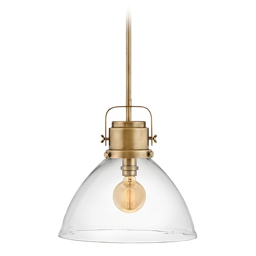 Malone Medium Pendant in Heritage Brass by Hinkley Lighting