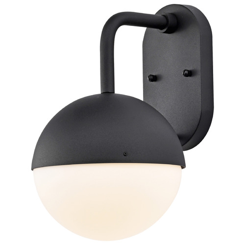 Atmosphere Matte Black LED Outdoor Wall Light by Nuvo Lighting