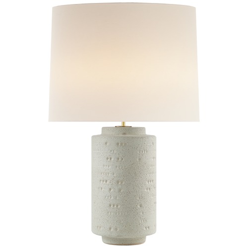 Visual Comfort Signature Collection Aerin Darina Large Table Lamp in Volcanic Ivory by Visual Comfort Signature ARN3609VIL