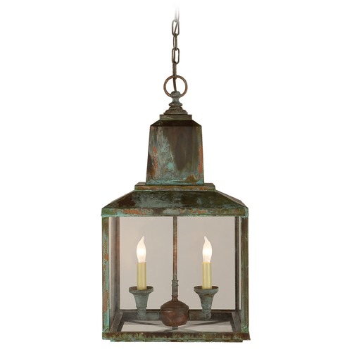 Suzanne Kasler Brantley Lantern in Verdigris by Visual Comfort Signature