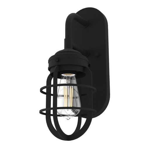 Hunter Fan Company Starklake Natural Black Iron Sconce