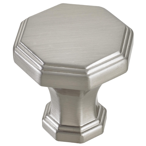Satin Nickel Cabinet Knob 1-3/8-inch