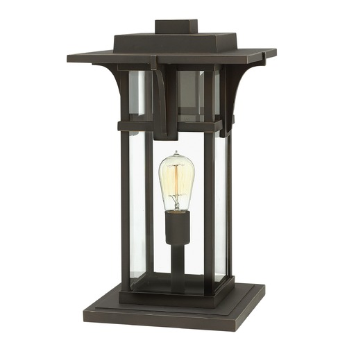 Manhattan 18.25-Inch Oil Rubbed Bronze Pier Mount by Hinkley Lighting