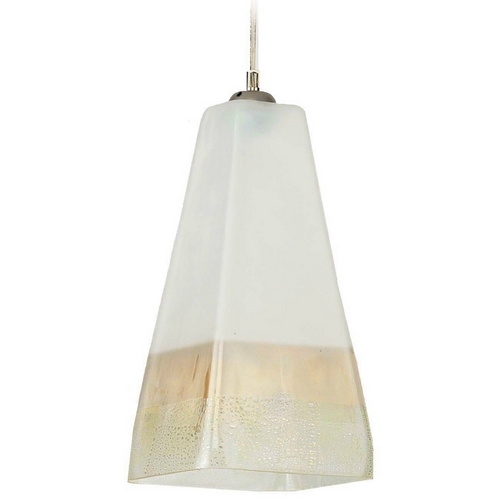 Oggetti Lighting Oggetti Lighting San Marco Satin Nickel Mini-Pendant Light with Square Shade 29-L3105P