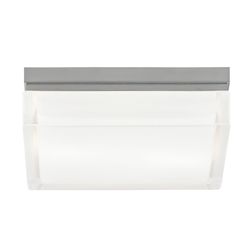 Sean Lavin Boxie Large 3000K LED Flush Mount in Nickel by Visual Comfort Modern
