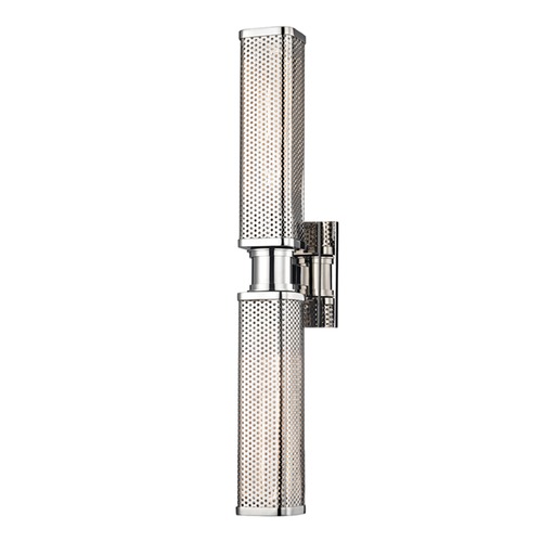 Hudson Valley Lighting Gibbs Polished Nickel Sconce by Hudson Valley Lighting 7032-PN