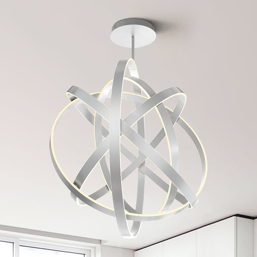 Kinetic 60-Inch LED Pendant in Titanium by Modern Forms