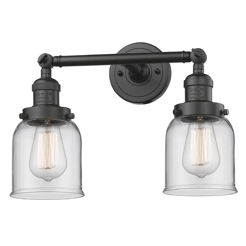 Small Bell Oil Rubbed Bronze Bathroom Light by Innovations Lighting