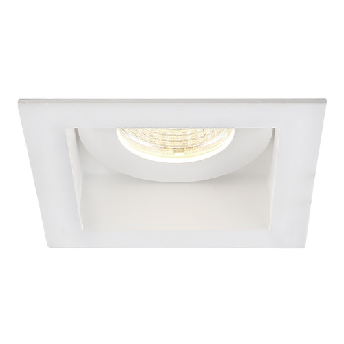 Amigo 3-Inch 3000K Square Trimless Downlight in White by Eurofase Lighting