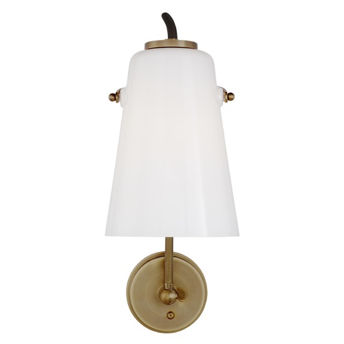 Visual Comfort Studio Collection Lauren Ralph Lauren Hazel 13.88-Inch Brass Sconce by Visual Comfort Studio LW1001TWB