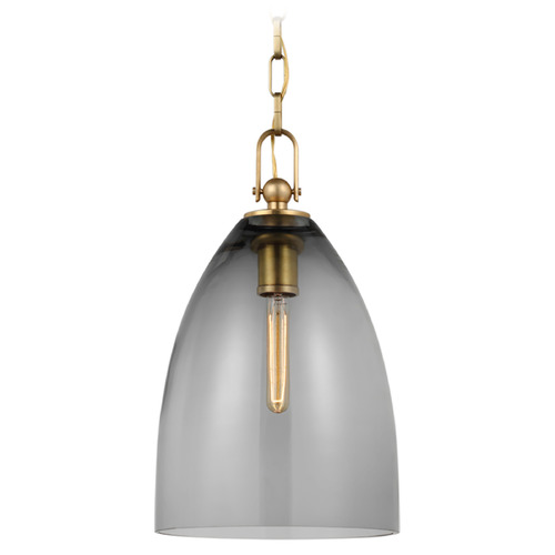 Visual Comfort Signature Collection Chapman & Myers Andros Pendant in Antique Brass by Visual Comfort Signature CHC5426ABSMG