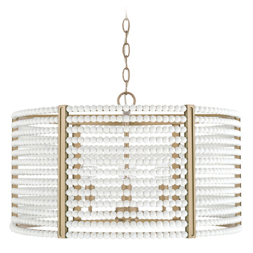 Capital Lighting Brynn 23.25-Inch Pendant in Painted Aged Brass by Capital Lighting 347141AP