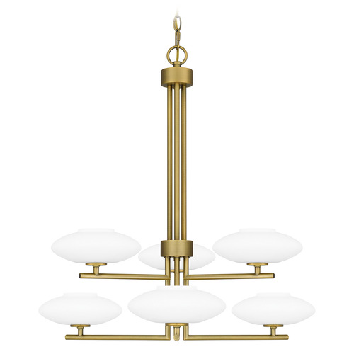 Quoizel Lighting Chenal Chandelier in Aged Brass by Quoizel Lighting QCH5577AB
