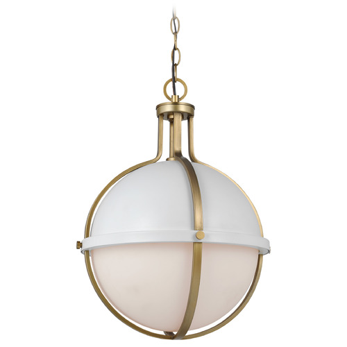 Nuvo Lighting Lincoln Matte White Pendant by Nuvo Lighting 60-7665