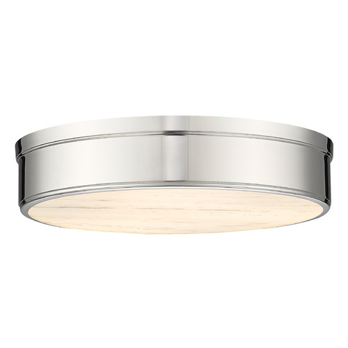 Z-Lite Anders Polished Nickel LED Flushmount Light