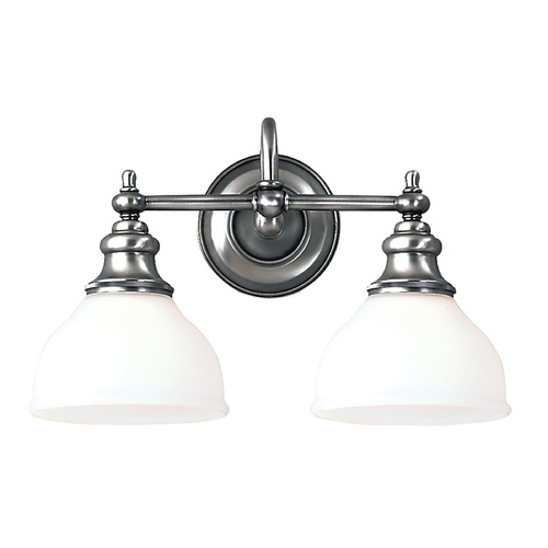 Hudson Valley Lighting Sutton 2-Light Bath Light in Polished Nickel by Hudson Valley Lighting 5902-PN