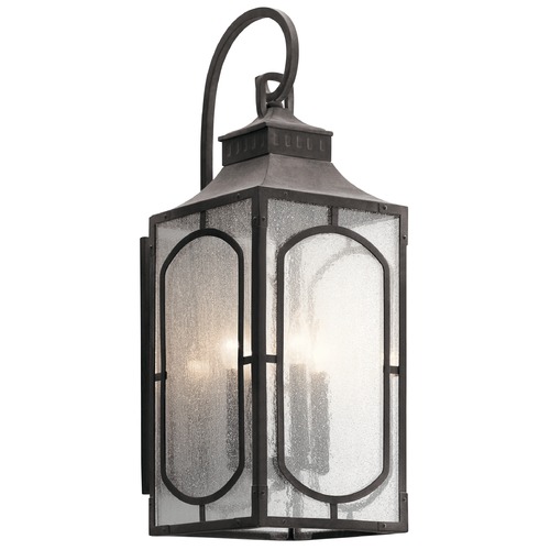 Kichler Lighting Bay Village Outdoor Wall Light in Weathered Zinc by Kichler Lighting 49932WZC