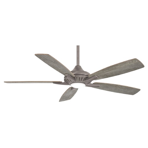 Dyno 52-Inch LED Fan in Burnished Nickel by Minka Aire