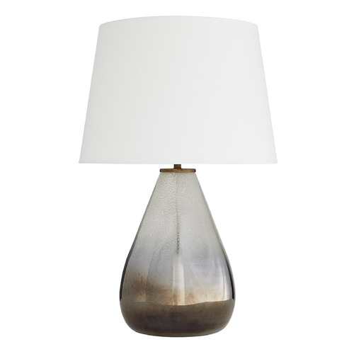 Tiber Table Lamp in Seedy & Smoke Luster Ombre Glass by Arteriors Home