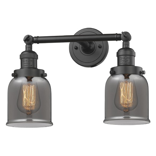 Small Bell Oil Rubbed Bronze Bathroom Light by Innovations Lighting