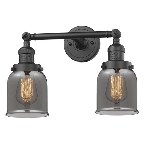 Innovations Lighting Innovations Lighting Small Bell Oil Rubbed Bronze Bathroom Light 208-OB-G53