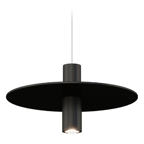 Mini Ponte Pendant in Nightshade Black by Visual Comfort Modern