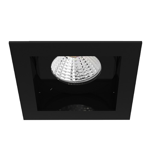 Amigo 3-Inch 3000K Square Trimless Downlight in Black by Eurofase Lighting