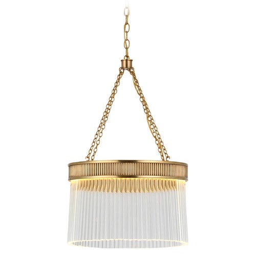 Visual Comfort Signature Collection Marie Flanigan Menil Chandelier in Soft Brass by Visual Comfort Signature S5171SBCG