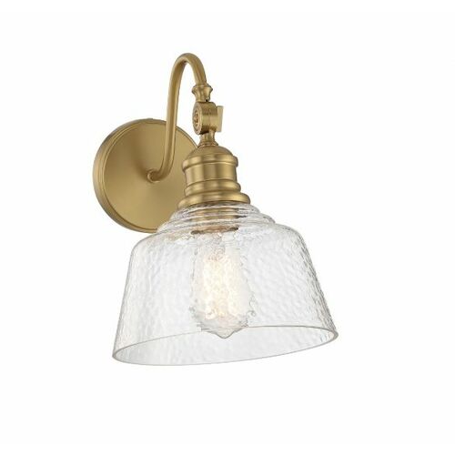 Meridian 11.50-Inch High Adjustable Wall Sconce in Natural Brass by Meridian M90092NB