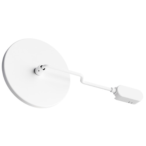 Continuum Track Plug and Cover Plate in White by ET2 Lighting