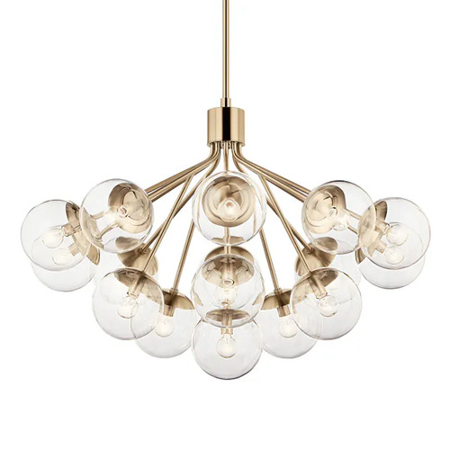 Silvarious Convertible Chandelier in Champagne Gold by Kichler